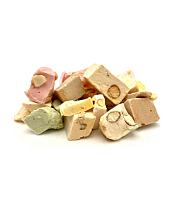 Nougat blokjes gemengd