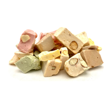 Nougat blokjes gemengd